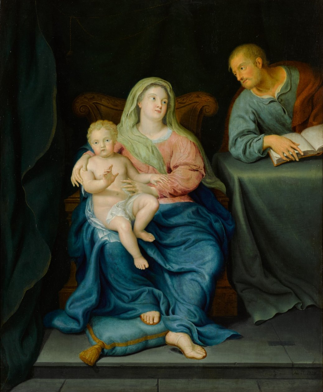 The Holy Family at Home by Gerard Wigmana