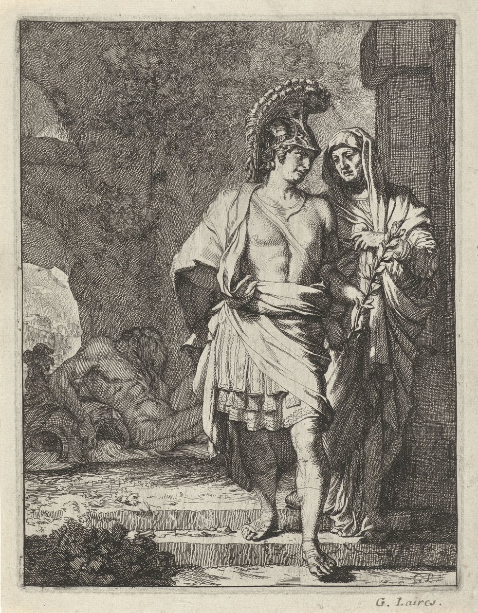 Aeneas and the Sibyl of Cumae by Gerard de Lairesse