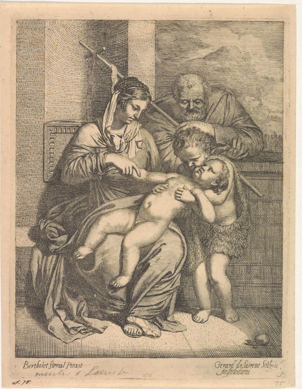 The Holy Family with John the Baptist by Gerard de Lairesse