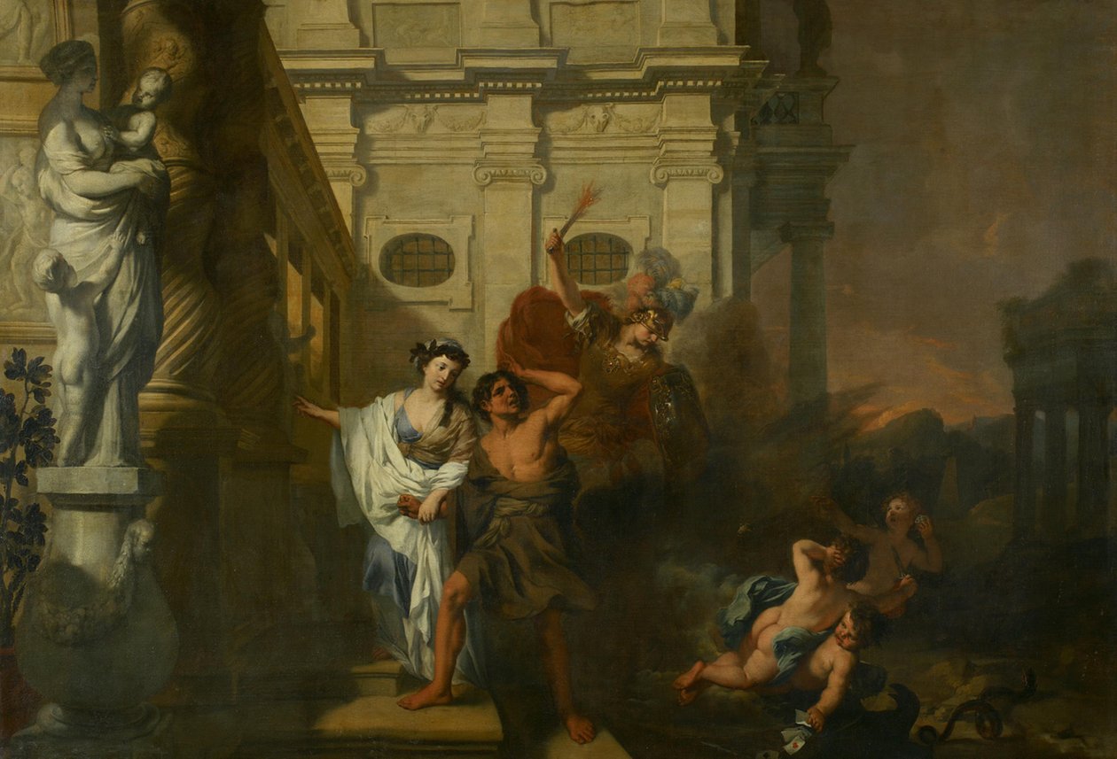 Discipline Leads a Needy One by Gerard de Lairesse