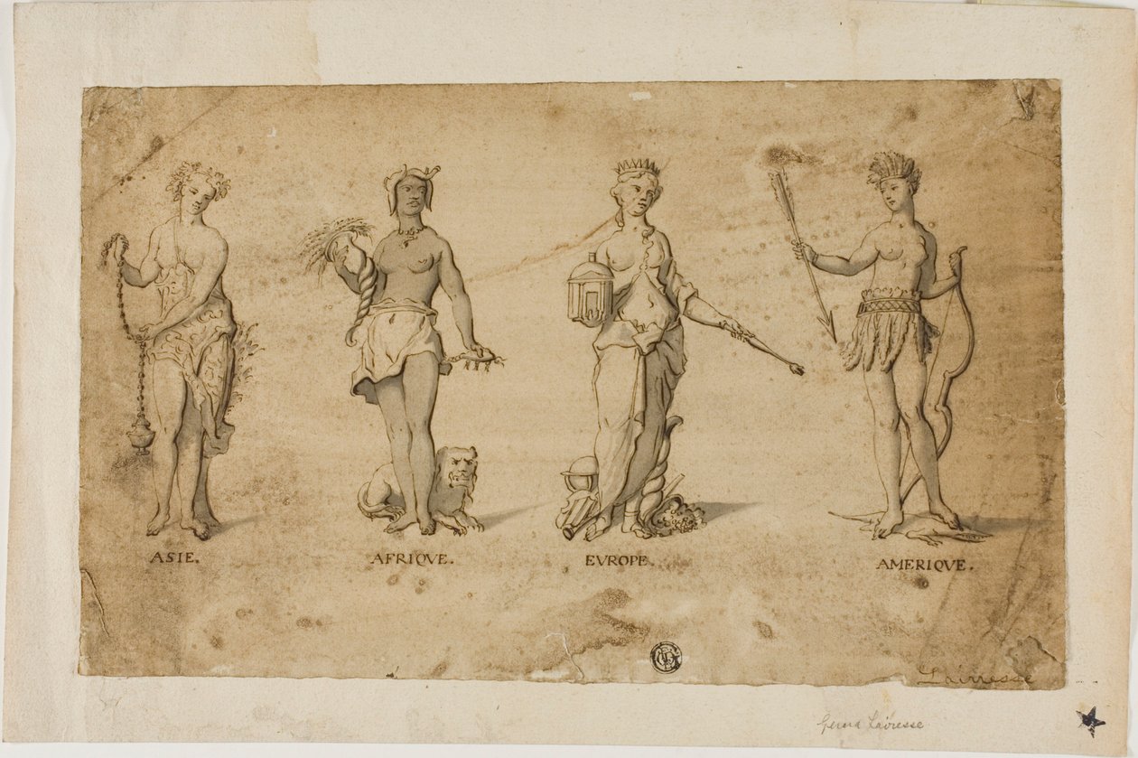 Four Continents by Gerard de Lairesse