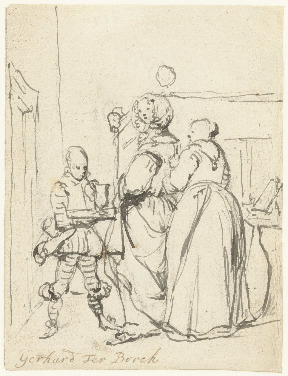 Lady at Her Toilet by Gerard ter Borch (II)