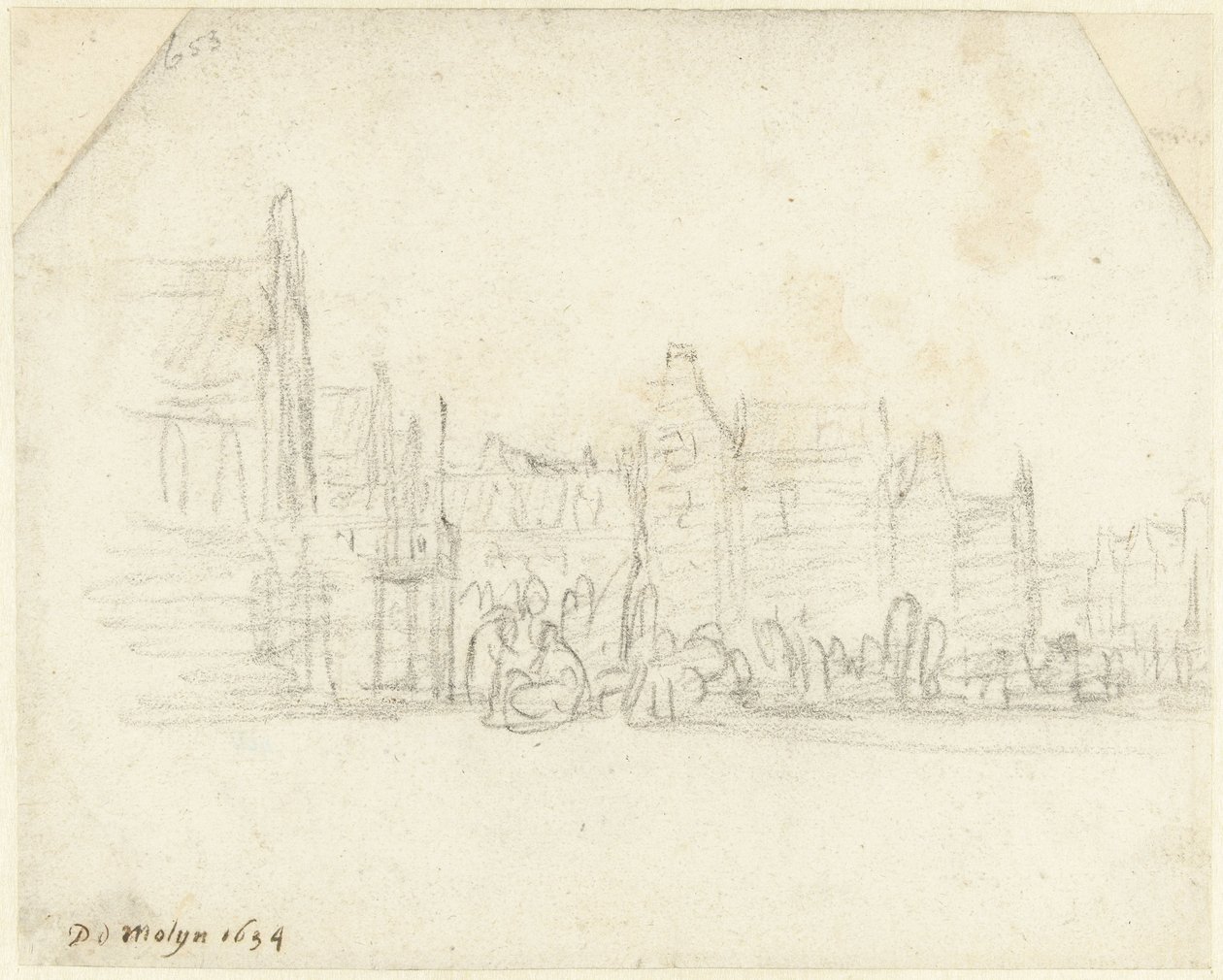 Grote Markt in Haarlem by Gerard ter Borch (II)