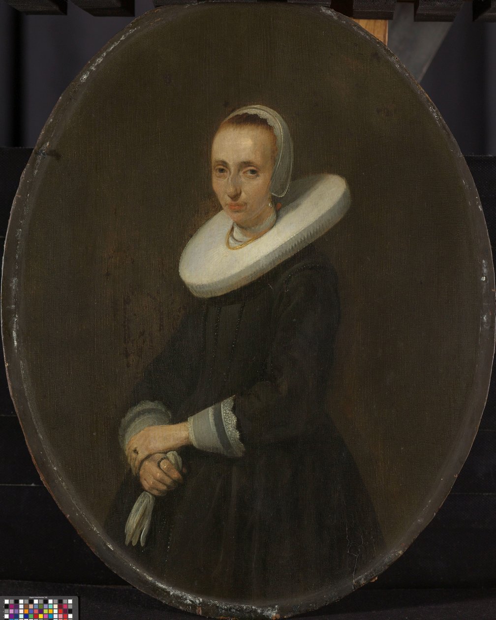 Johanna Bardoel, Wife of Gerard van der Schalcke by Gerard ter Borch (II)