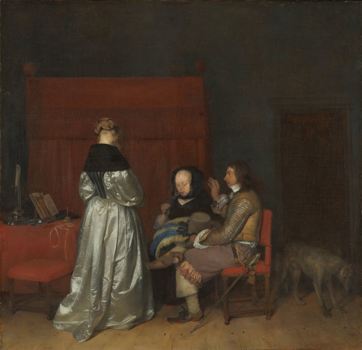 Gallant Conversation, Known as 'The Paternal Admonition'
