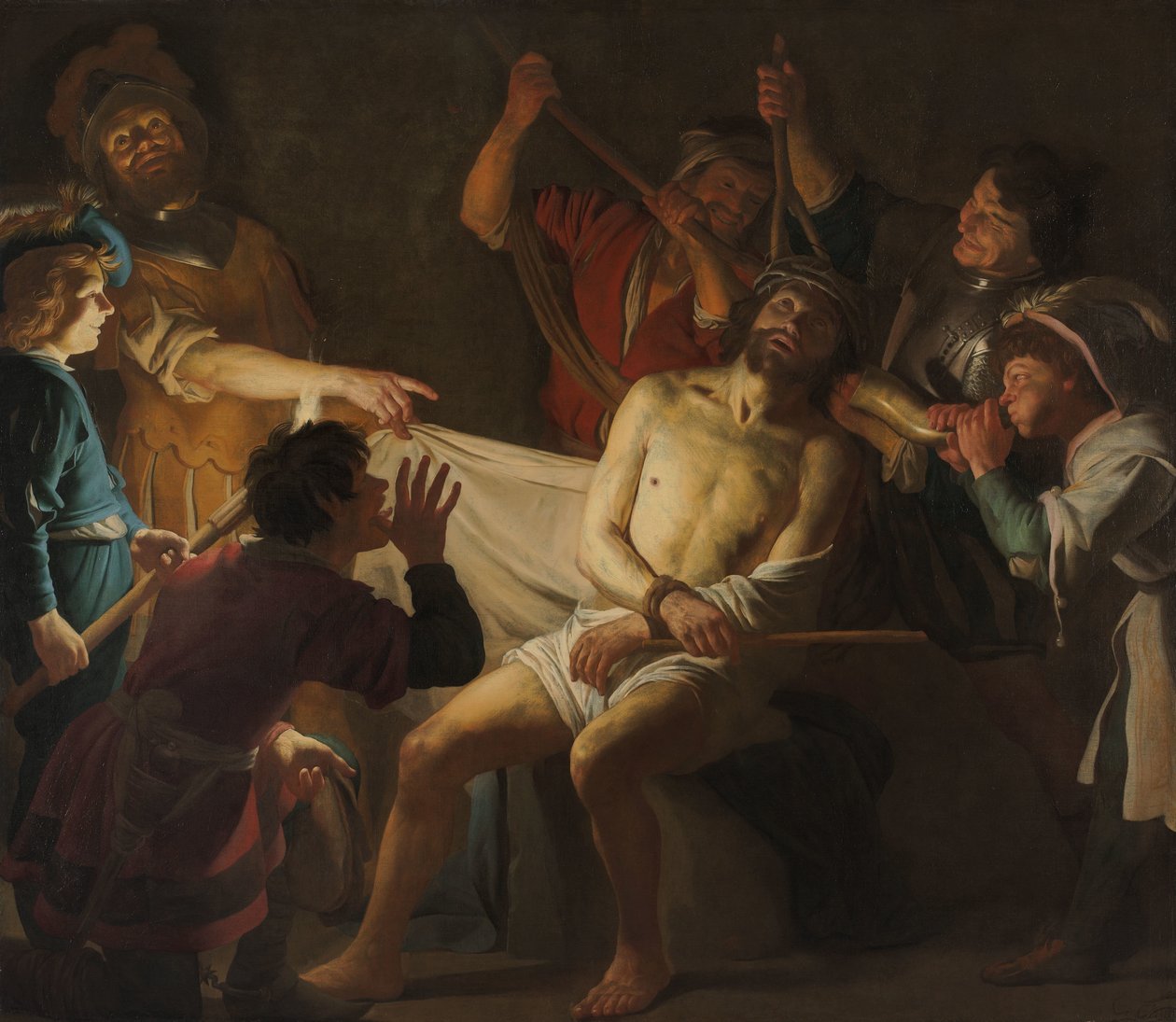 Christ Crowned with Thorns by Gerard van Honthorst