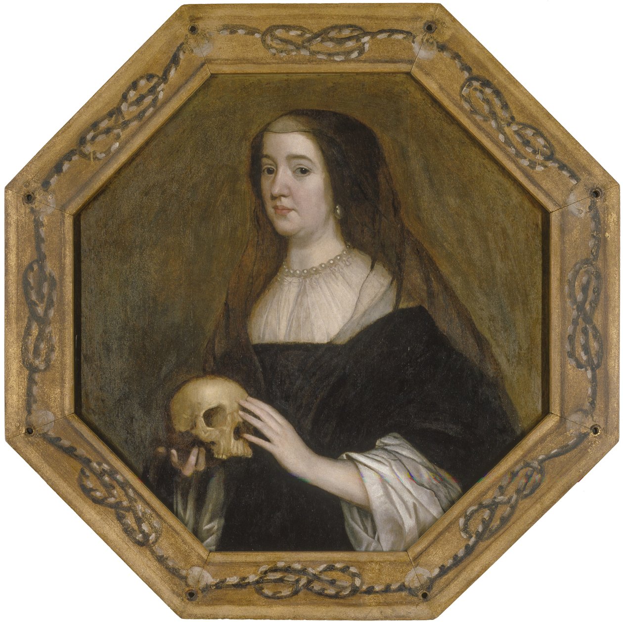 Portrait of Amalia van Solms by Gerard van Honthorst