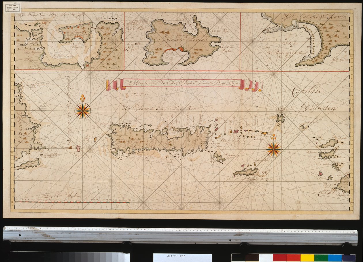 Outline of the Island of St. John of Puerto Rico by Gerard van Keulen
