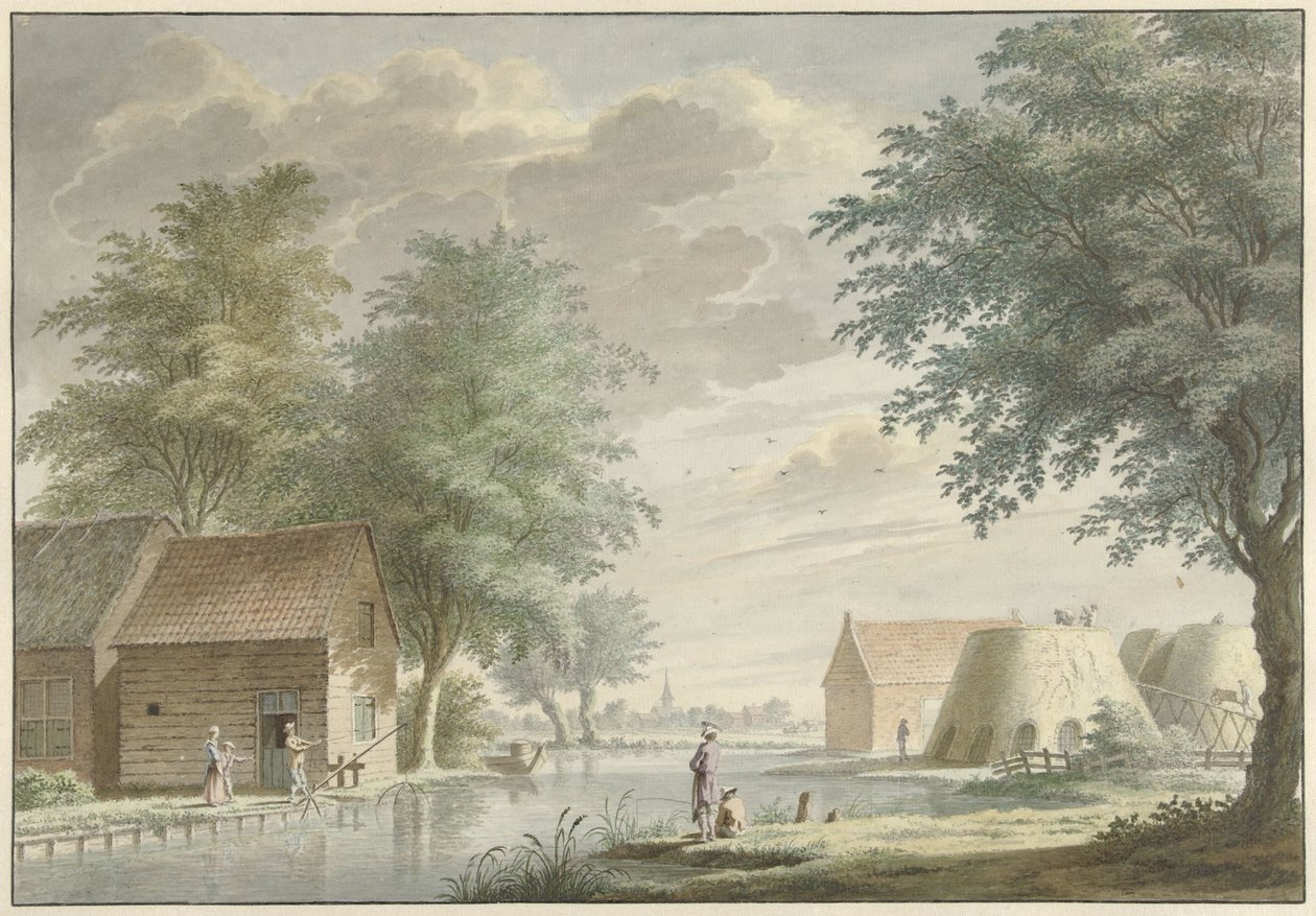 Lime Kilns at Hillegom by Gerard van Rossum