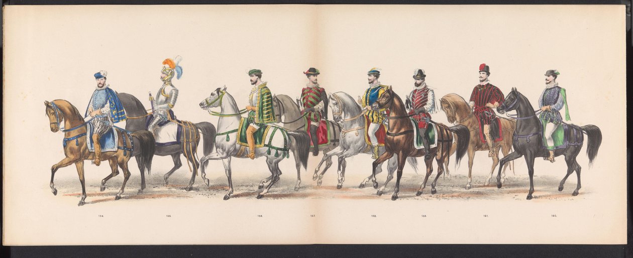 Masquerade of the Leiden Students, 1870 (plate 13) by Gerardus Johannes Bos
