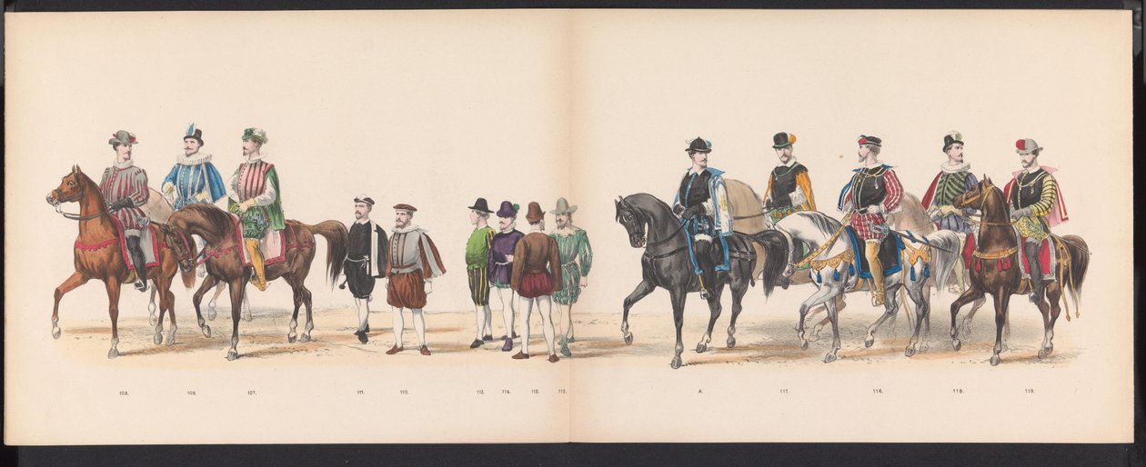 Masquerade of the Leiden Students, 1870 (plate 9) Costumed Procession Held by the Members of the Leiden Student Corps on June 7, 1870, to Celebrate the 295th Anniversary of the Leiden University, Depicting a Visit to Leiden by Gerardus Johannes Bos