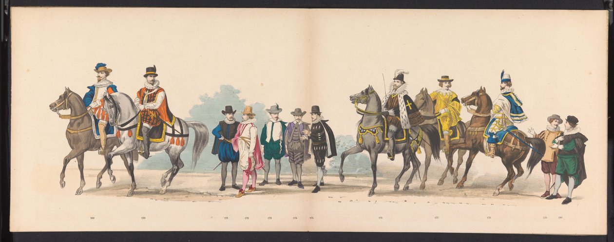 Masquerade of the Leiden Students, 1875 (plate 11) Masquerade Held by the Members of the Leiden Student Corps on June 15, 1875, to Celebrate the 300th Anniversary of the Leiden University, Depicting the Leiden University by Gerardus Johannes Bos