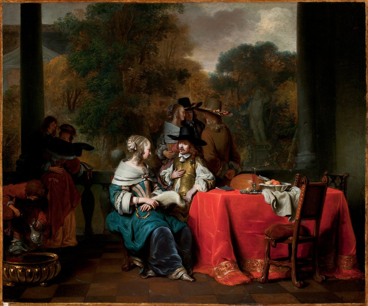 A Party on the Terrace by Gerbrand van den Eeckhout