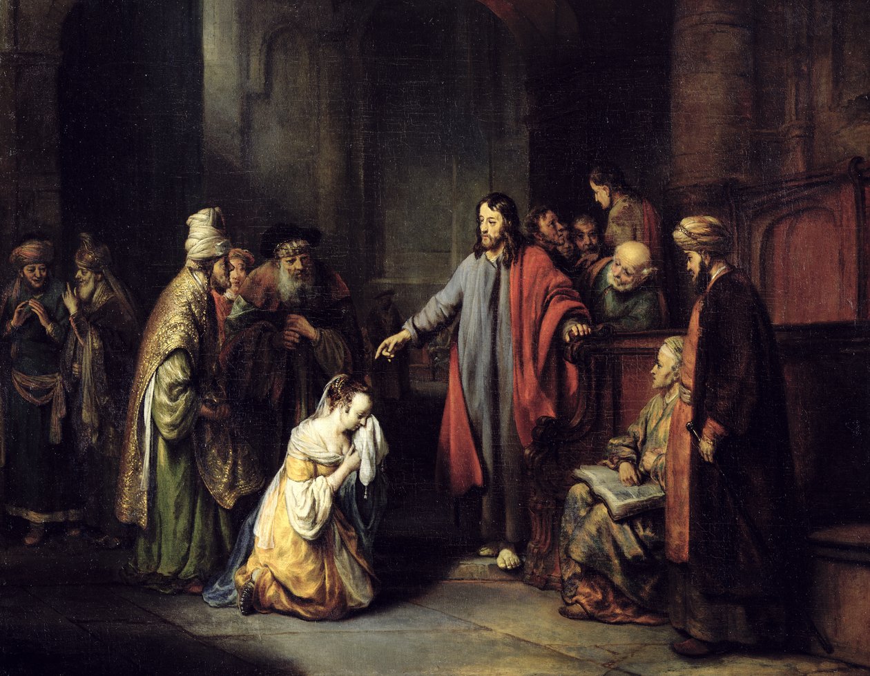 Christ and the Adulteress by Gerbrand van den Eeckhout