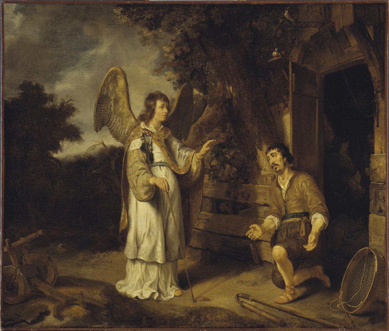 The Angel and Gideon by Gerbrand van den Eeckhout