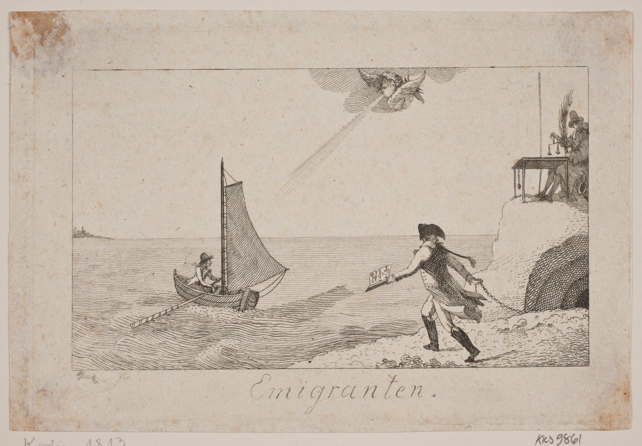 The Emigrant by Gerhard Ludvig Lahde