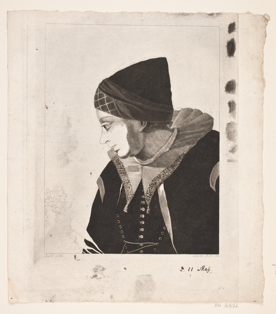 A Girl from Amager by Gerhard Ludvig Lahde