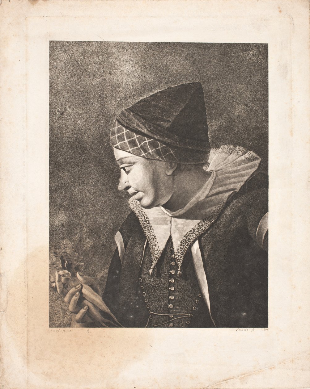 An Amager Girl by Gerhard Ludvig Lahde