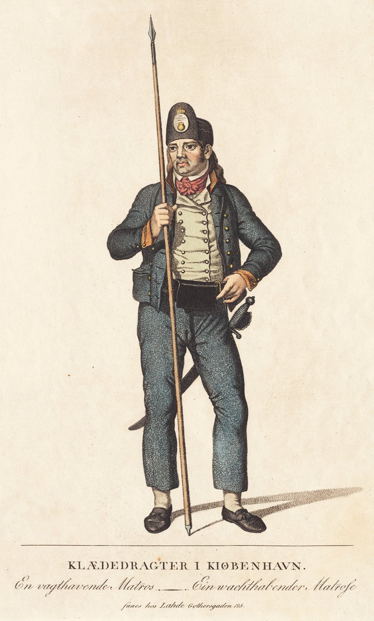 A Guarding Sailor by Gerhard Ludvig Lahde