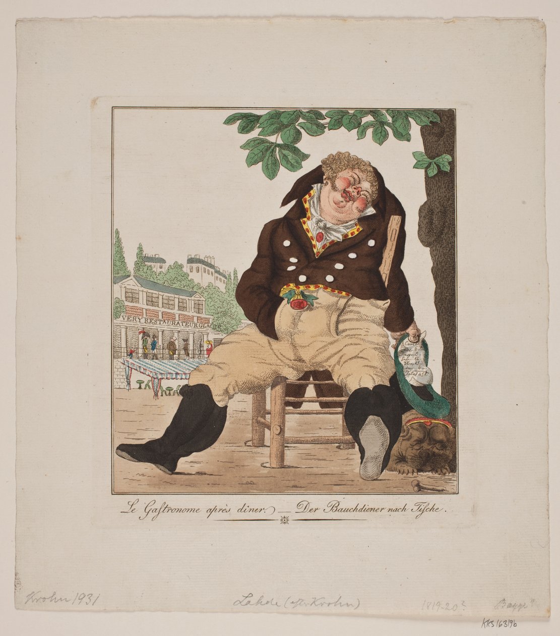 The Gourmet After Dinner by Gerhard Ludvig Lahde