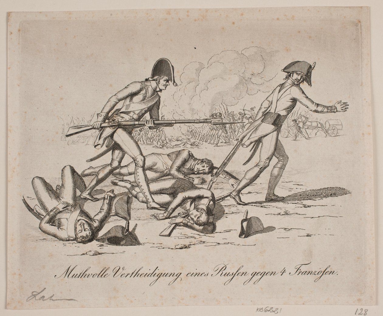 Courageous Defense of a Russian by Gerhard Ludvig Lahde
