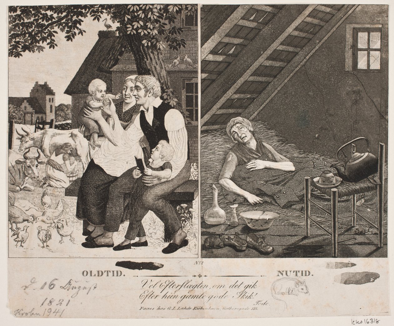 Ancient Times - Modern Times No. 2 by Gerhard Ludvig Lahde