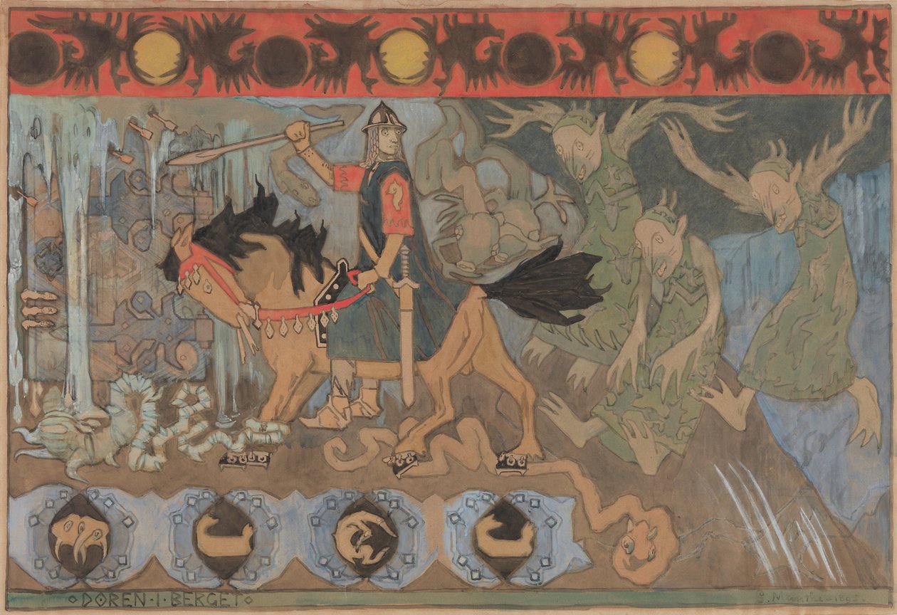 The Door in the Mountain by Gerhard Munthe