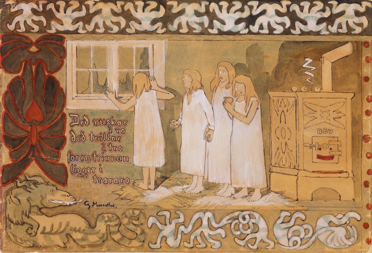 Mørkredd by Gerhard Munthe