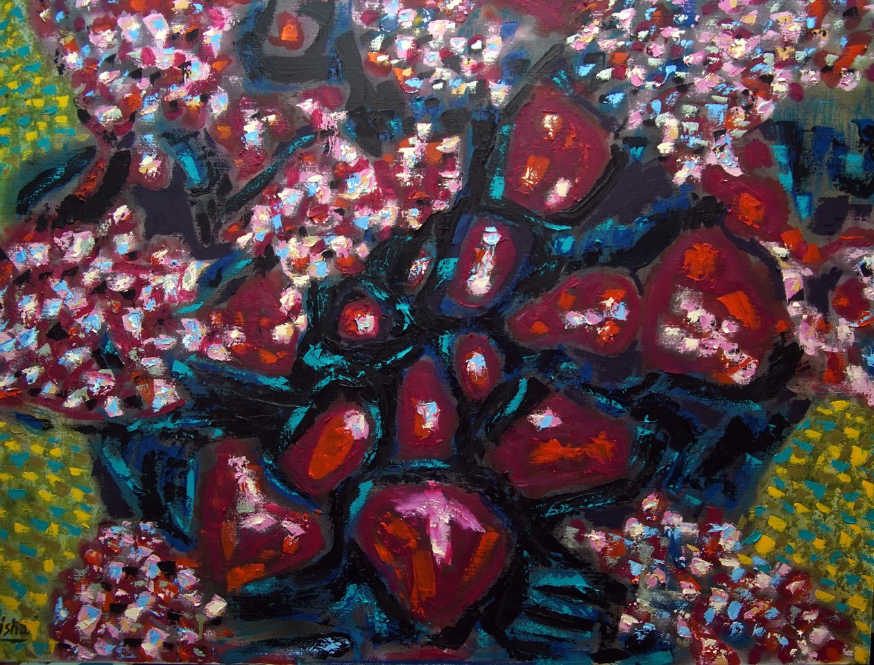 Abstract Floral I by Gerhardt Isringhaus