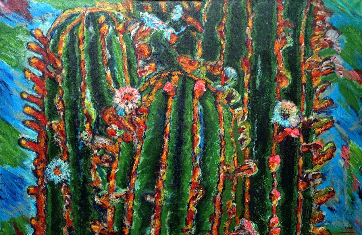 Blooming Cactus by Gerhardt Isringhaus