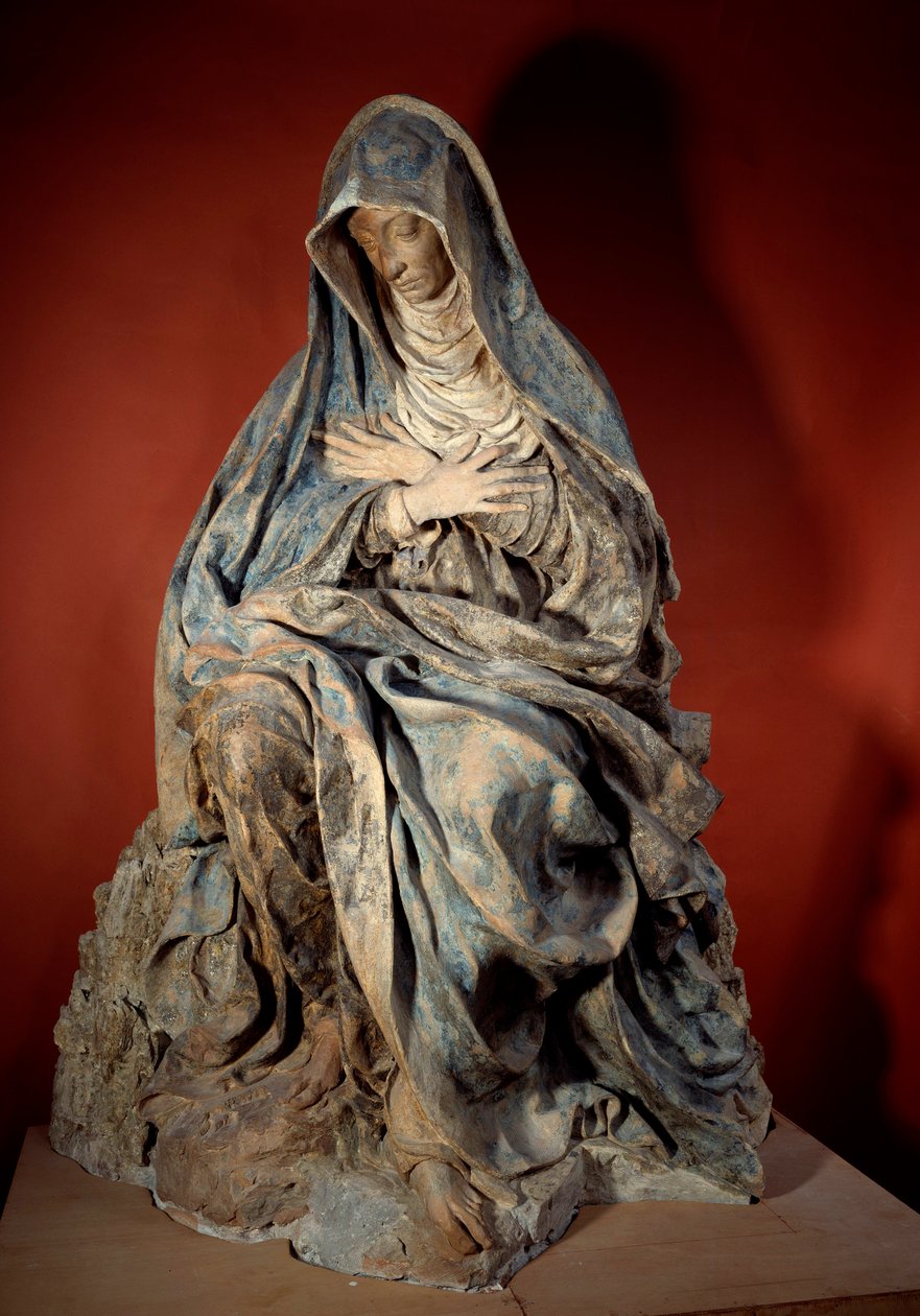 Virgin of Pain (Sculpture) by Germain Pilon