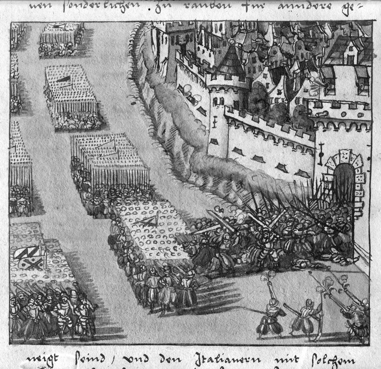 Assault of Two Armies, illustration from 