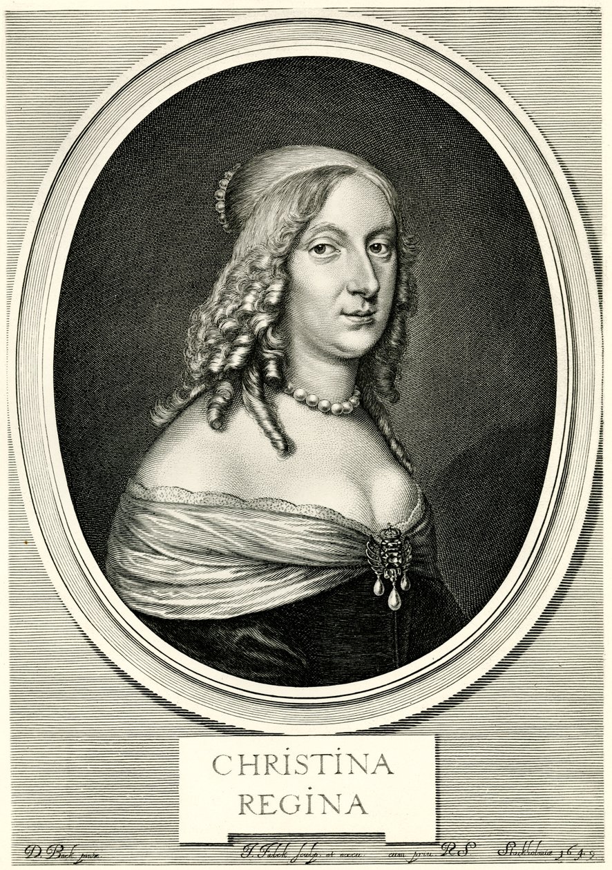 Christine, Queen of Sweden, 1884-90 by German School