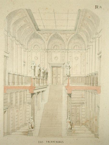 Design for a gallery at the Kunsthalle by German School