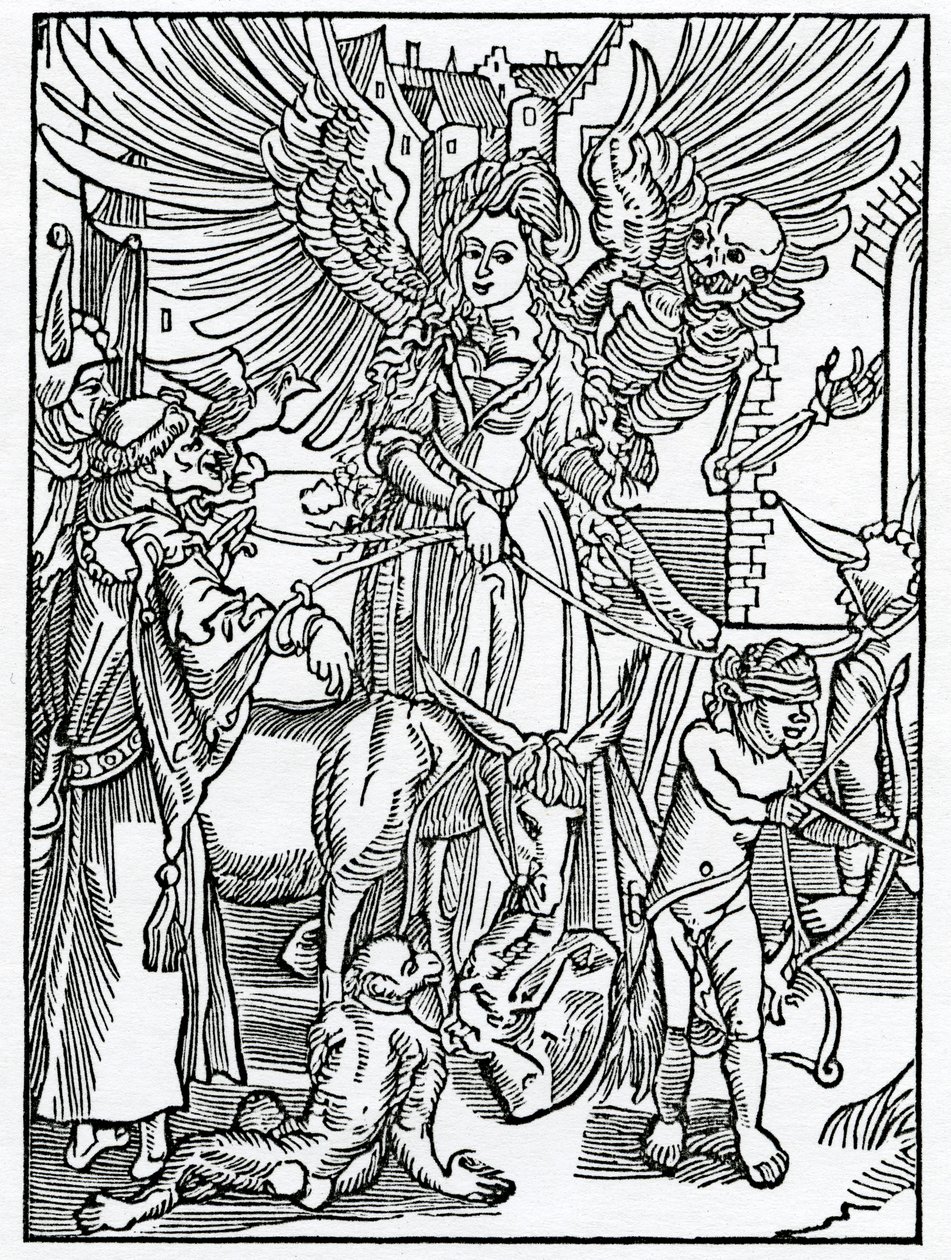 Of Disordered Love and Veneryous, illustration from Alexander Barclay