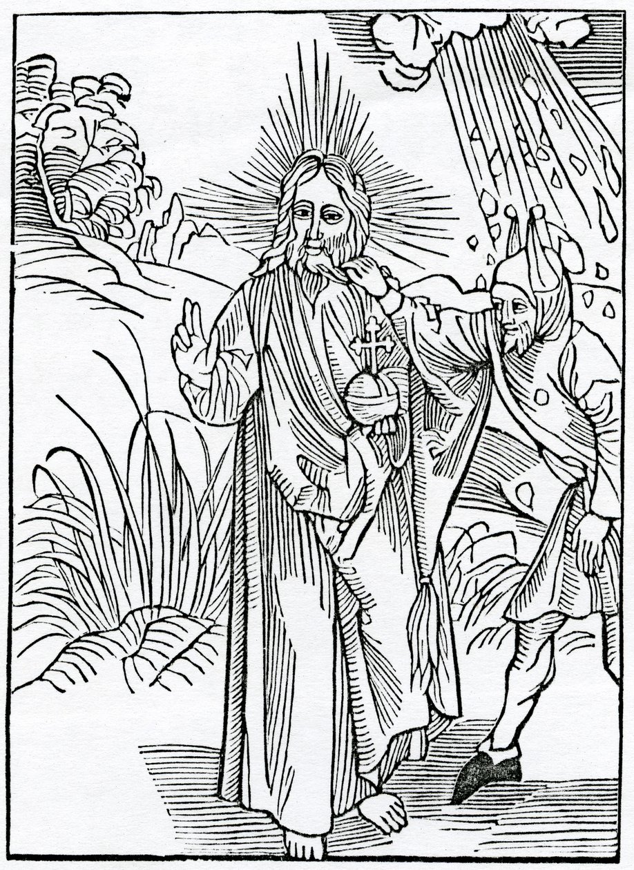 Of Folys that Despyse God, illustration from Alexander Barclay