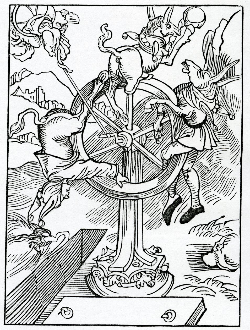 Of the mutability of fortune, illustration from Alexander Barclay's ...