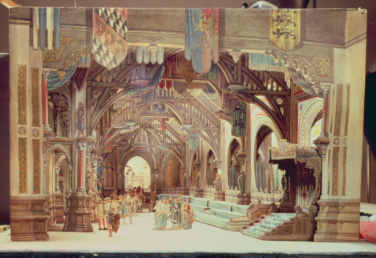 Stage model for the opera 