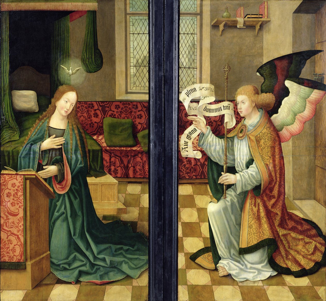 The Annunciation, Cologne School by German School