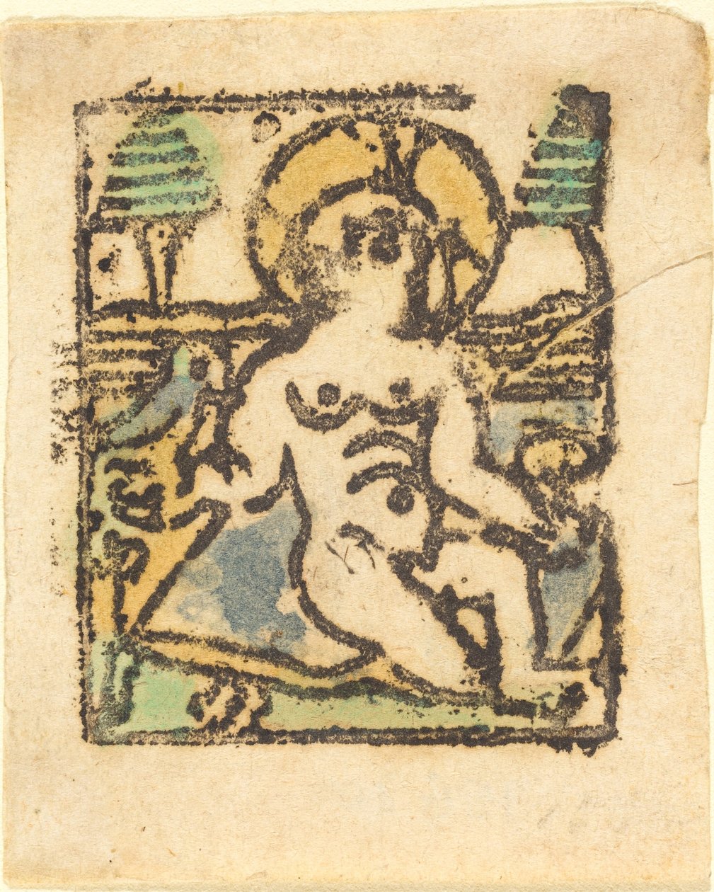 Christ Child with Bird by German 15th Century