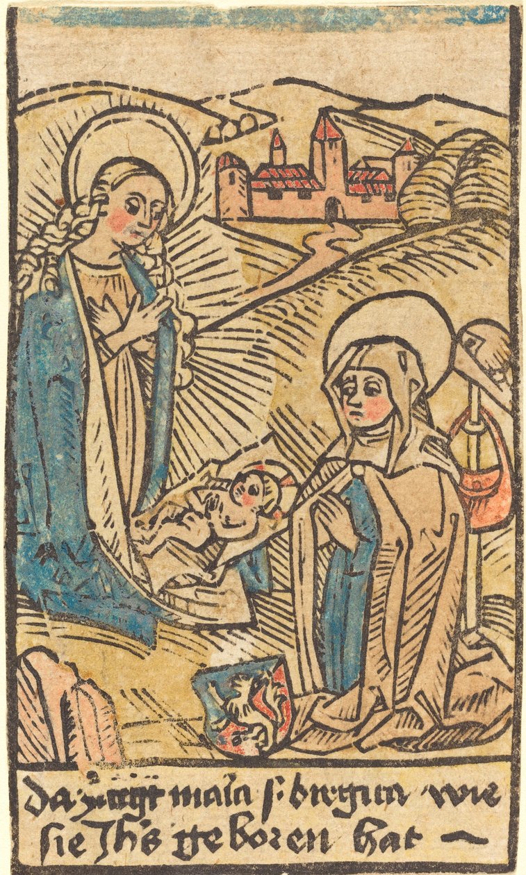 Madonna and Saint Bridget by German 15th Century