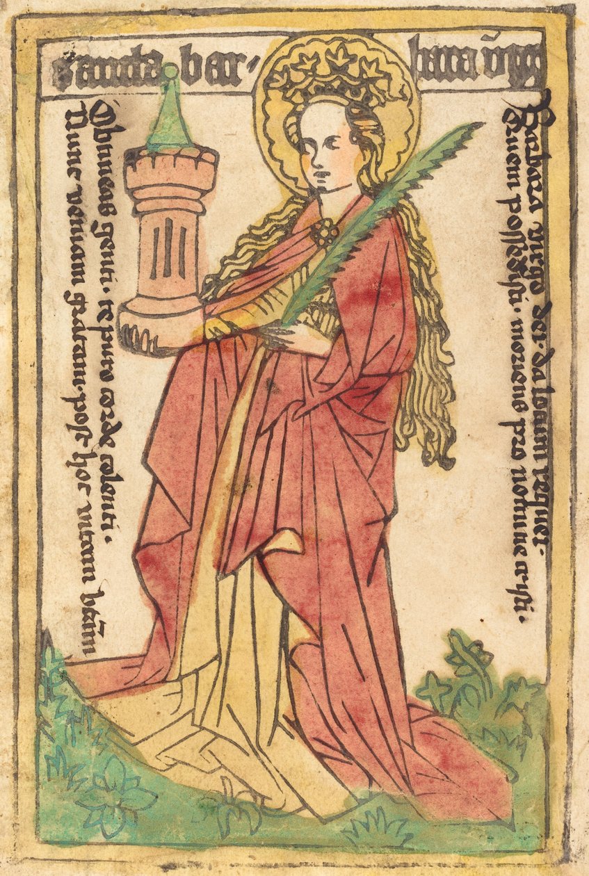 Saint Barbara by German 15th Century