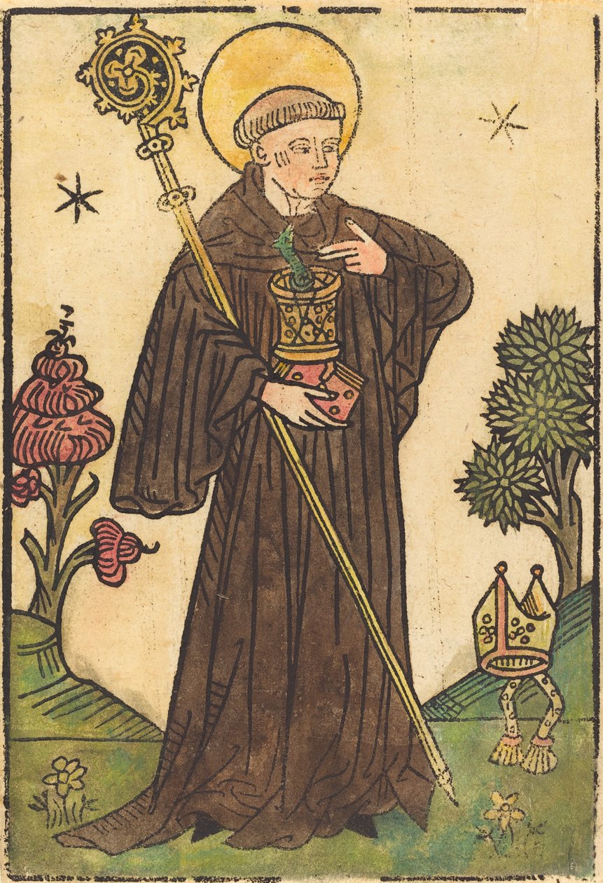 Saint Benedict by German 15th Century
