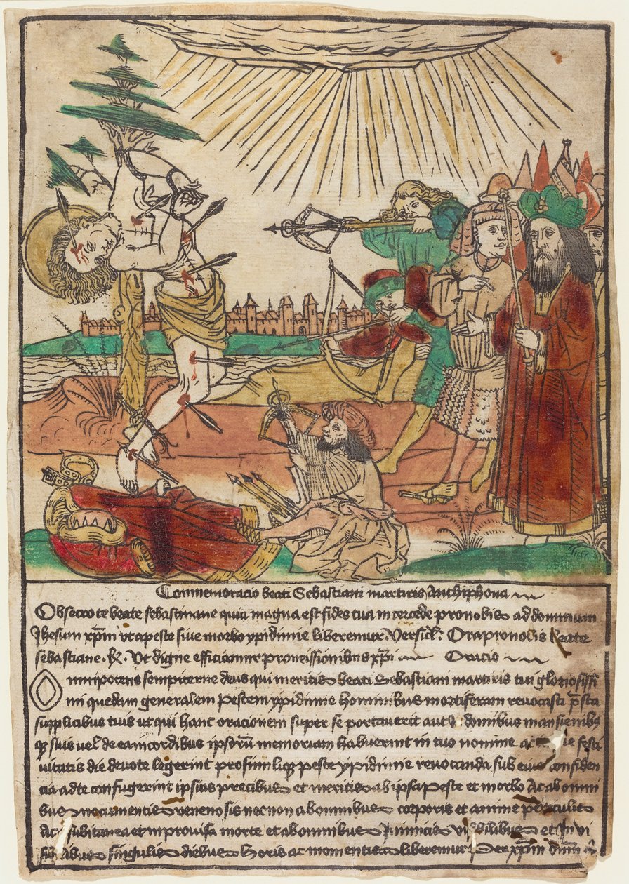 Saint Sebastian by German 15th Century