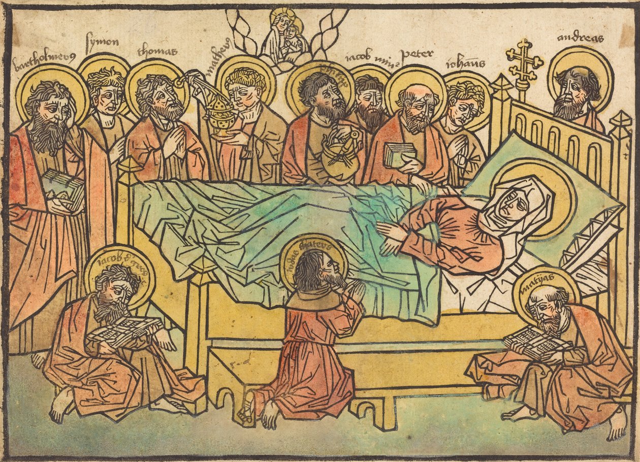 The Death of the Virgin by German 15th Century or Peter Maler