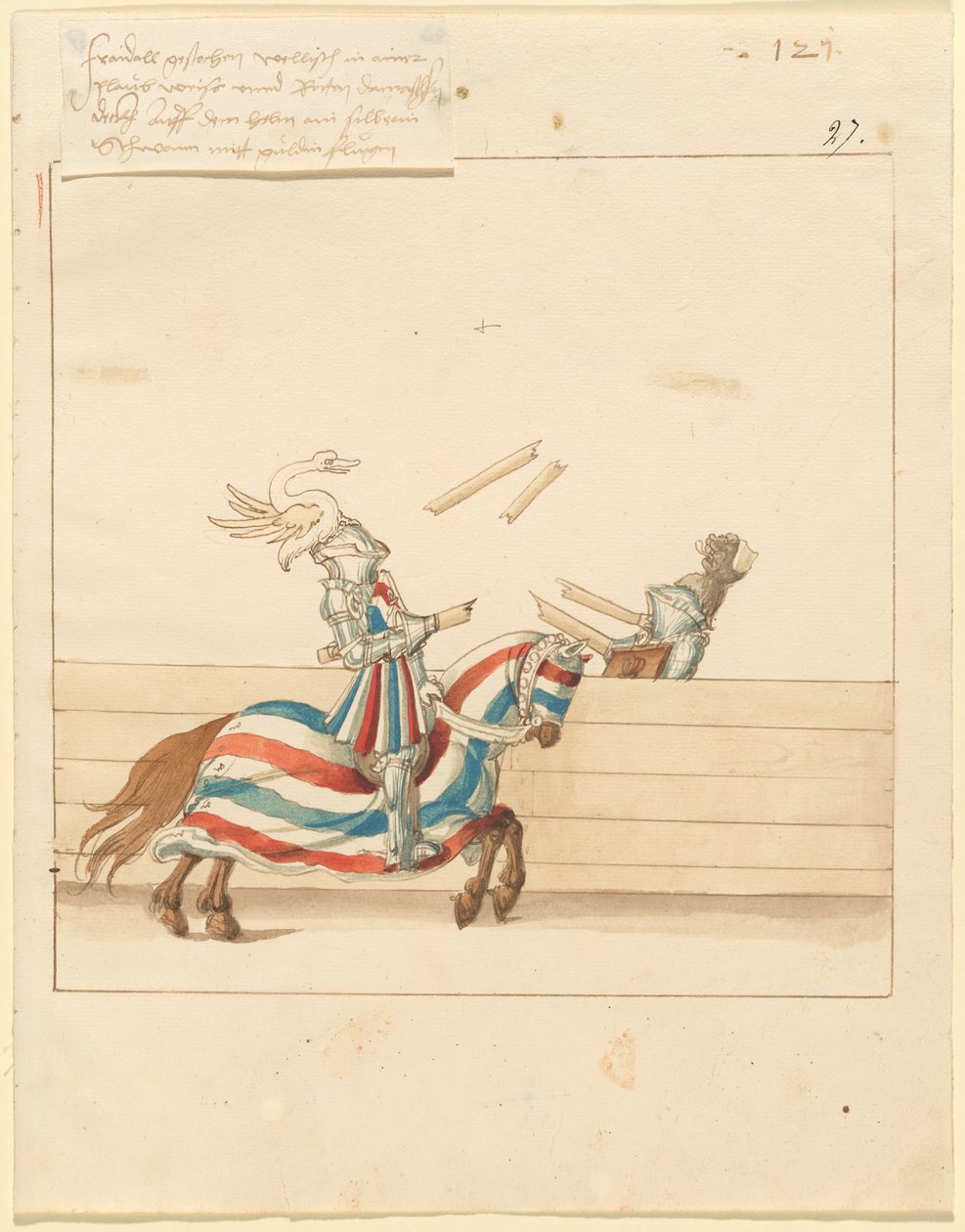 Italian Joust of Peace by German 16th Century