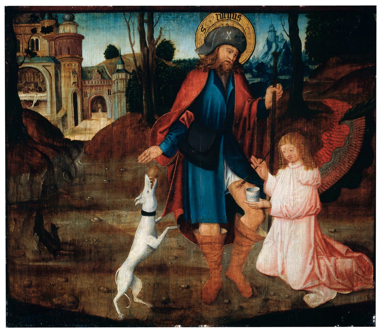 The Healing of Saint Roch, late 15th century by German Master