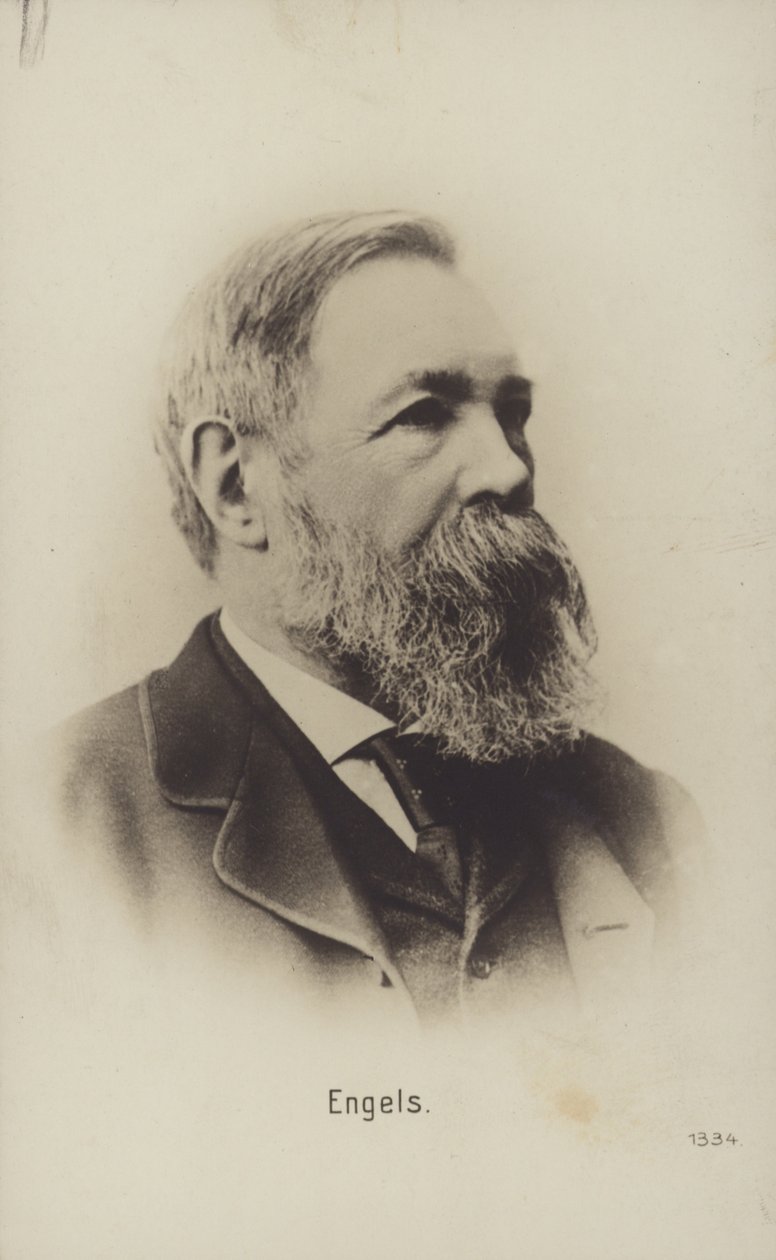 Friedrich Engels, German Political Theorist, Social Scientist and Writer by German Photographer