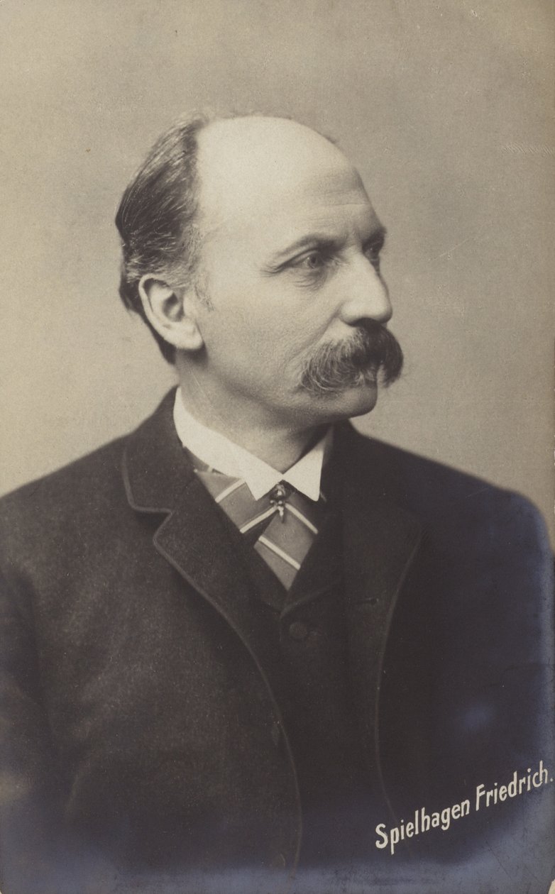 Friedrich Spielhagen (1829-1911), German Novelist and Translator by German Photographer