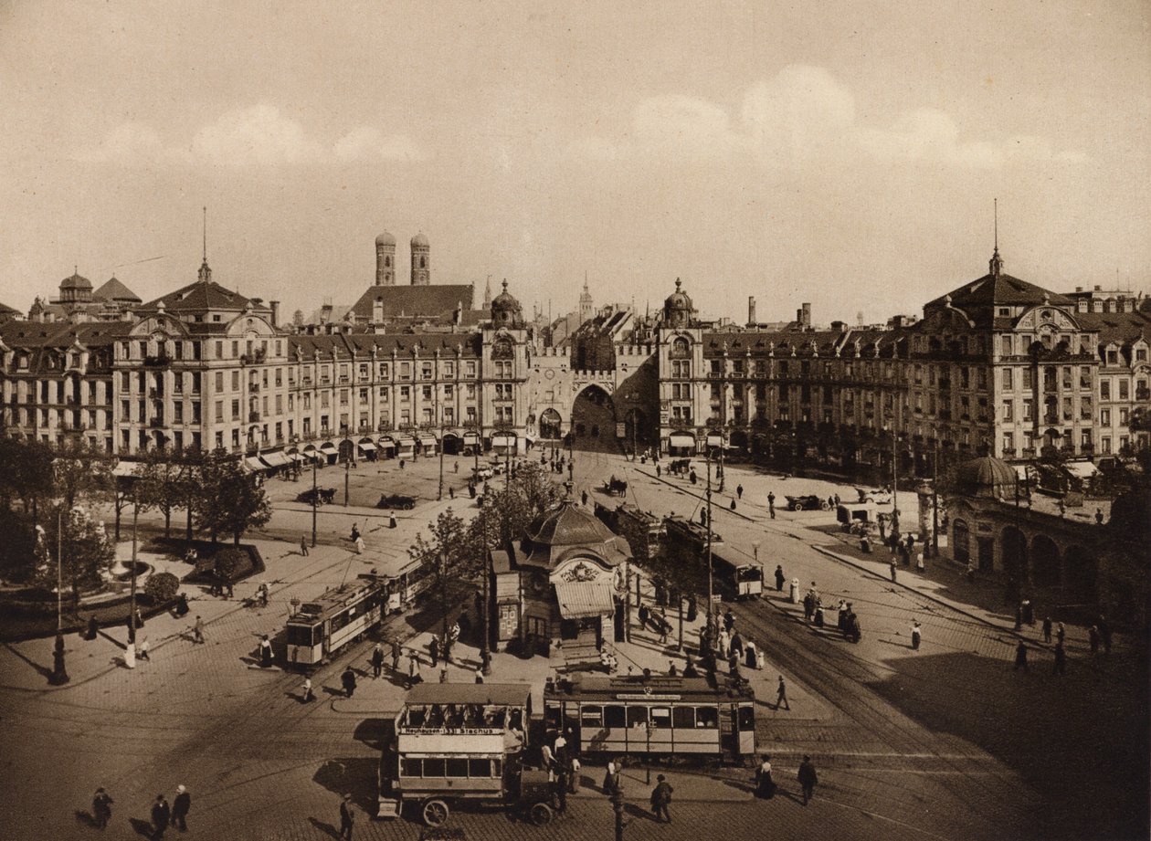 Munich: Karlplatz-Rondell with Karlstor by German Photographer